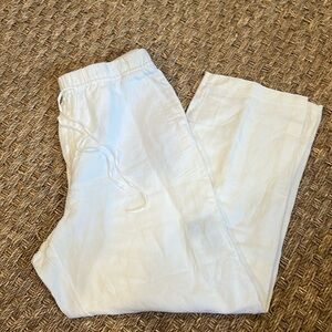 H&M Linen Blend Trousers!! NEVER WORN! the perfect summer pant!